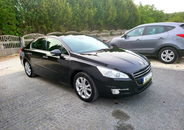 Peugeot 508 cena 38900 przebieg: 182541, rok produkcji 2012 z Czeladź małe 596